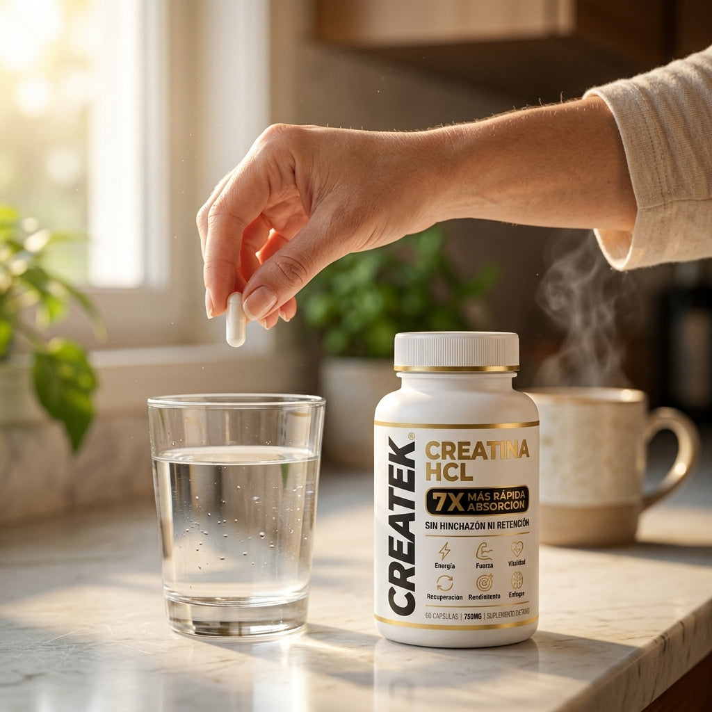 CREATEK® Creatina HCL - Recuperá Tu Mejor Versión